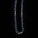 Dyed Natural Lapis Lazuli & Cultured Freshwater Pearl With 14K Gold Beads Necklace