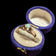 Antique 9K Yellow Gold Claw Set Victorian Opal Cabochon Ring Size 6