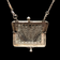Antique German Silver Chain Mail Purse / Bag on Sterling Silver Chain Necklace