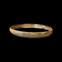 Brushed 10K Yellow Gold Diamond Cut / Satin Bangle Bracelet with Geometric Design 1/4"