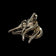 Antique Sterling Silver & Paste Enamel Swallow Bird Brooch