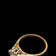 18K Yellow Gold and Platinum Natural White / Colourless Zircon Ring Size 5.5