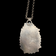 Sterling Silver & Plume Agate Necklace Liquid Bead