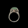 Sterling Silver & Aventurine Ring Size 5 3/4
