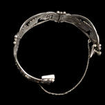 Taxco Sterling Silver Margot de Taxco Hinged Bracelet