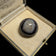 Brass Black Banded Agate / Sulemani Hakik Cabochon Brooch