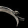 Sterling Silver "Shiva Eye" Modernist MCM Abstract Brooch