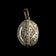 Antique 10K Yellow Gold Antique Victorian Repoussé Locket / Charm / Coin Holder