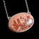 Sterling Silver & Noreene Jasper Large Oval Pendant