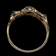 10K Yellow Gold, Opal and Pink Tanzanite Ring Size 6