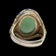 Early Chinese Export Ring Gilt Silver, Enamel and Jade Butterflies