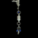Sterling Silver Lapis Lazuli Chain with T-Bar Clasp (Cynthia Ryan?)