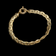 Vintage 14K Yellow Gold 8" Bracelet With Bolt Clasp