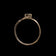 Antique 9CT Yellow Gold Oval Cut Almandine Garnet Minimalist Statement Ring Size 5.5