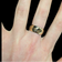 10K Yellow Gold Flower / Floral Stamped Band 8mm Size 6 1/4