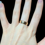 22K Yellow Gold Band Birmingham England 1906 Samuel Hope Size 7 1/4