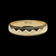 10K Yellow Gold Faceted Bevel Band “And a Day” Ring Size 7