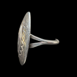 Sterling Silver Ring Navajo Signed Lutricia Yellowhair