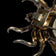 Vintage 1940's Trifari "Jelly Belly" ALFRED PHILIPPE Vermeil Sterling Silver Lucite Spider Clip / Pin / Brooch
