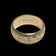 14K Yellow Gold Floral/ Leaf Etched Thick Band Size 7 1/4 8mm