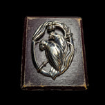 Vintage Silver Tone Love Bird Parrot Brooch