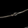Sterling Silver Cube Link Chain Necklace with Silver Spheres
