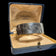 Vintage Silver Victorian Revival Wide Etched Hinge Cuff Bracelet