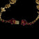 Vintage 1962 Bijoux Christian Dior Red Bib Necklace Red Rhinestone Couture: Original Box