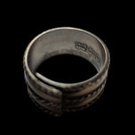 .925 Silver David Andersen Historical Recreation Saga Ring Size 7 Original Box