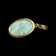 14K Yellow Gold Larimar Pendant