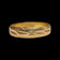 22K Etched Yellow Gold Band 4.1mm Size 5 3/4