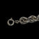 Sterling Silver Chain Link Twist Hollow Bracelet - Chunky