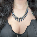 Vintage Mexico 950 Silver Sodalite Necklace, Ring, and Bracelet Set - Ring Size 10