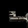 .800 Silver Skeleton Key Pendant Made in Italy Maker HBC