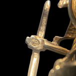 10K Yellow Gold Horse Carriage / Equestrian Cart Tie Pin / Tie Tac