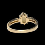 14K Yellow Gold Birks Opal & Diamond Ring Size 4.5