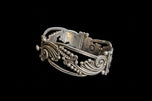Taxco Sterling Silver Margot de Taxco Hinged Bracelet