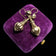 9K Gold Victorian / Etruscan Revival Dangle / Drop Earrings