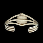 Sterling & Turquoise Chief Dodge Split Shank Cuff Bracelet