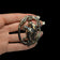 Vintage Silver Tone Love Bird Parrot Brooch