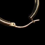 10K Yellow Gold Large Hoop Earrings