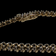 14K Yellow Gold & Diamond "S" Link Tennis Bracelet Safety Clasp