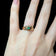 14K Yellow Gold Figure 8 / Infinity Band Emerald Ring Size 4 3/4