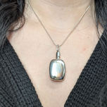 Sterling Silver Perfume Bottle Necklace Pendant