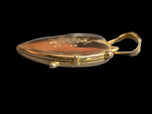 18K Yellow Gold Heart Locket Pendant Vintage Italy Venice