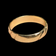 14K Yellow Gold Scalloped Design Band Ring Size 5