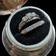 14K White Gold Diamond Trinity Style Ring and Matching Band Claw Set Size 7