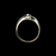 14K White Gold Diamond Bypass / Channel Set Ring Size 7 1/4