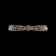 Edwardian / Deco Sterling Silver Filigree Bar Brooch with Marcasite & Amethyst