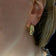 14K Yellow Gold Chunky Wide Hoop Earrings